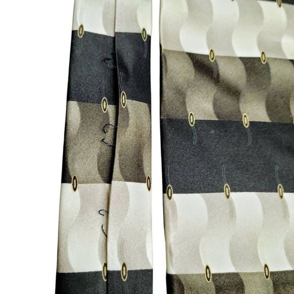 Tie Silk Luxury Neutral Business Professional or Dress Necktie - Picture 9 of 10